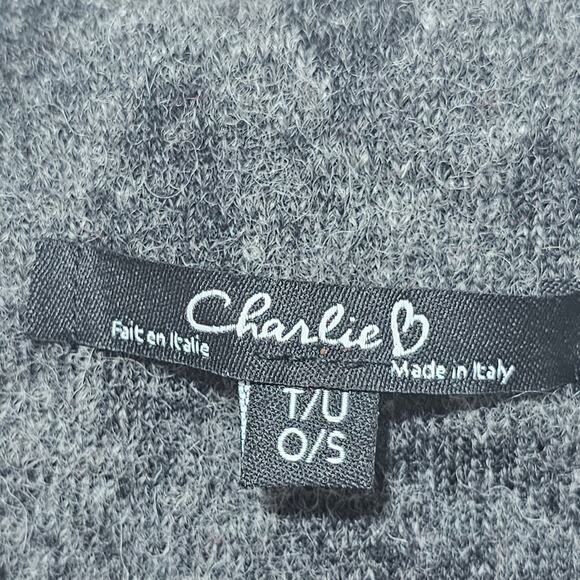 Charlie B Sweater Vest Italy Women's Size OS Funky Art-Wear Wool Cozy - Picture 5 of 5